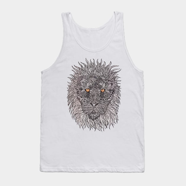 Regal Lion Tank Top by SamuelJ